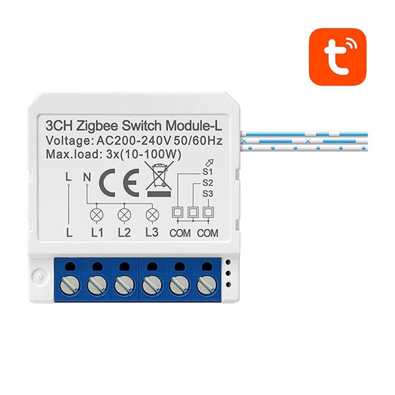 Pametni modul ZigBee Avatto LZWSM16-W3 brez N nevtralnega vodnika