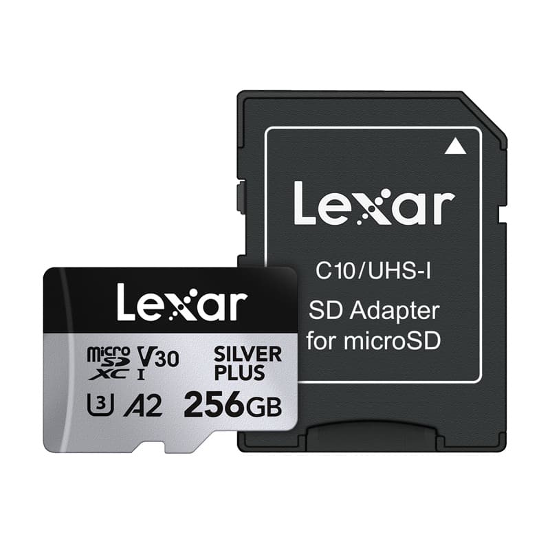Lexar High-Performance Silver Plus microSDXC 256GB + adapter