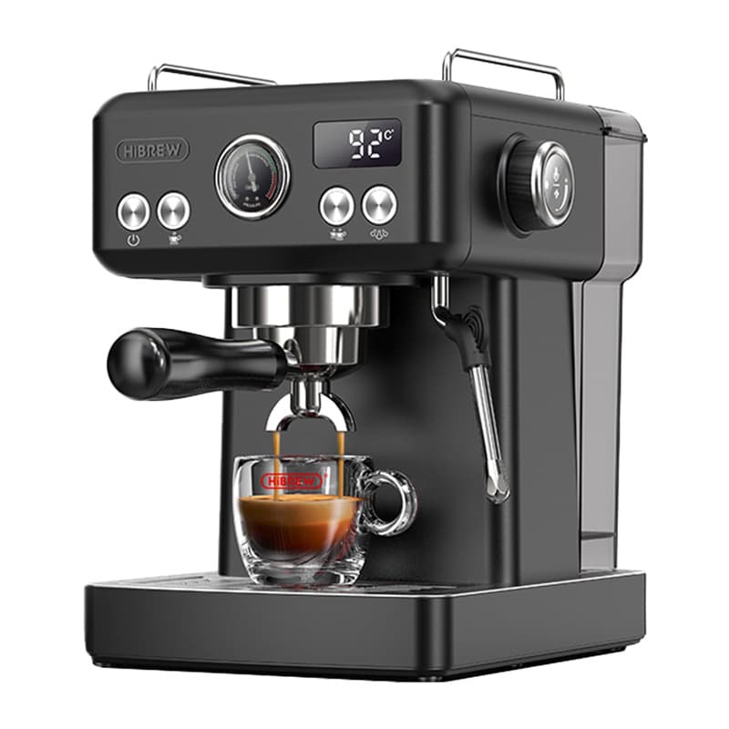 Avtomat za espresso HiBREW H10A s kontrolnim temp. (črn)