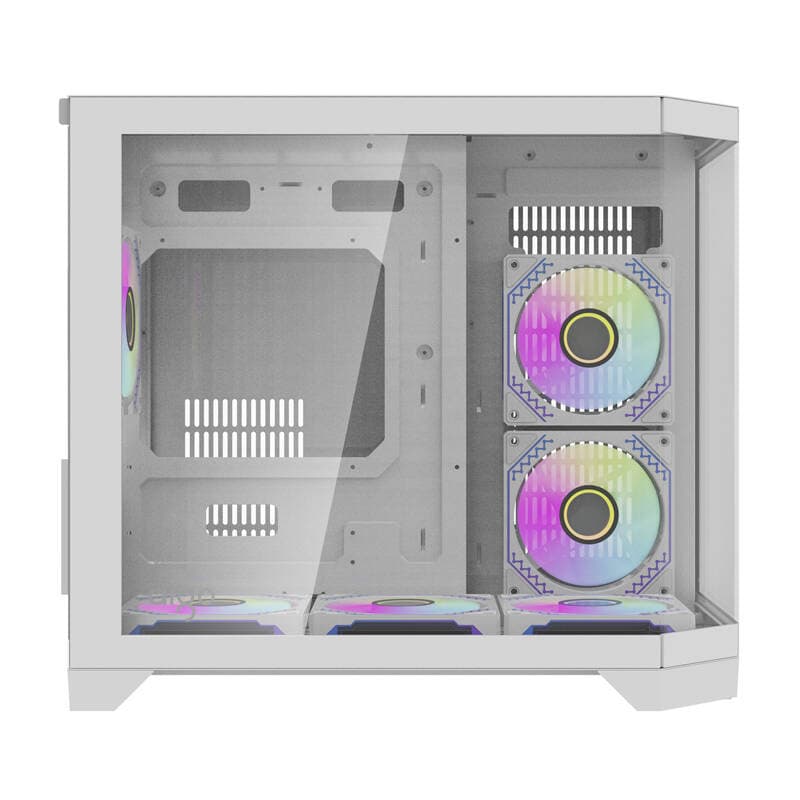 Računalniško ohišje darkFlash FT418 (belo) + 6 aRGB ventilatorjev 4