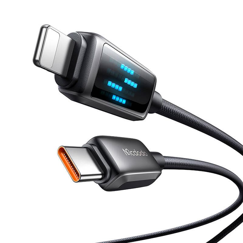 Mcdodo CA-2630 USB-C na Lightning kabel, 36W, LED zaslon, 1.2m 2