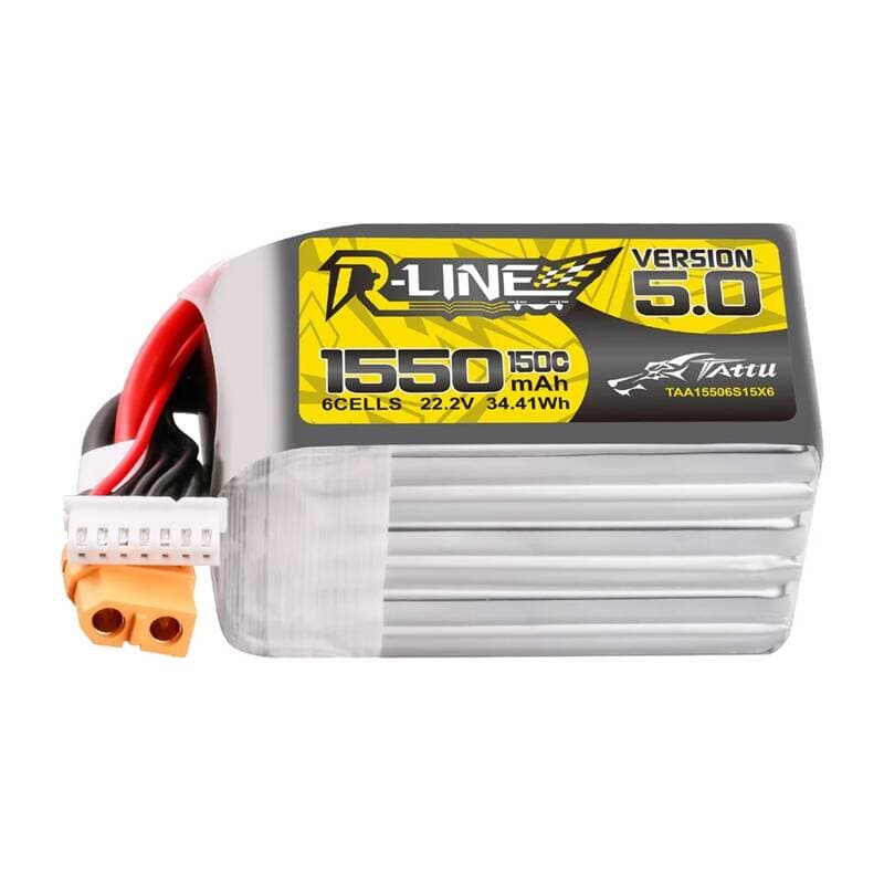 Lipo baterija Tattu R-Line 5.0 1550mAh 22.2V 150C 6S z XT60