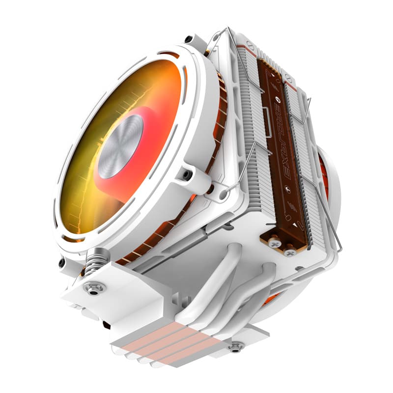 Darkflash E400 PLUS aktivno hlajenje procesorja (belo) 3