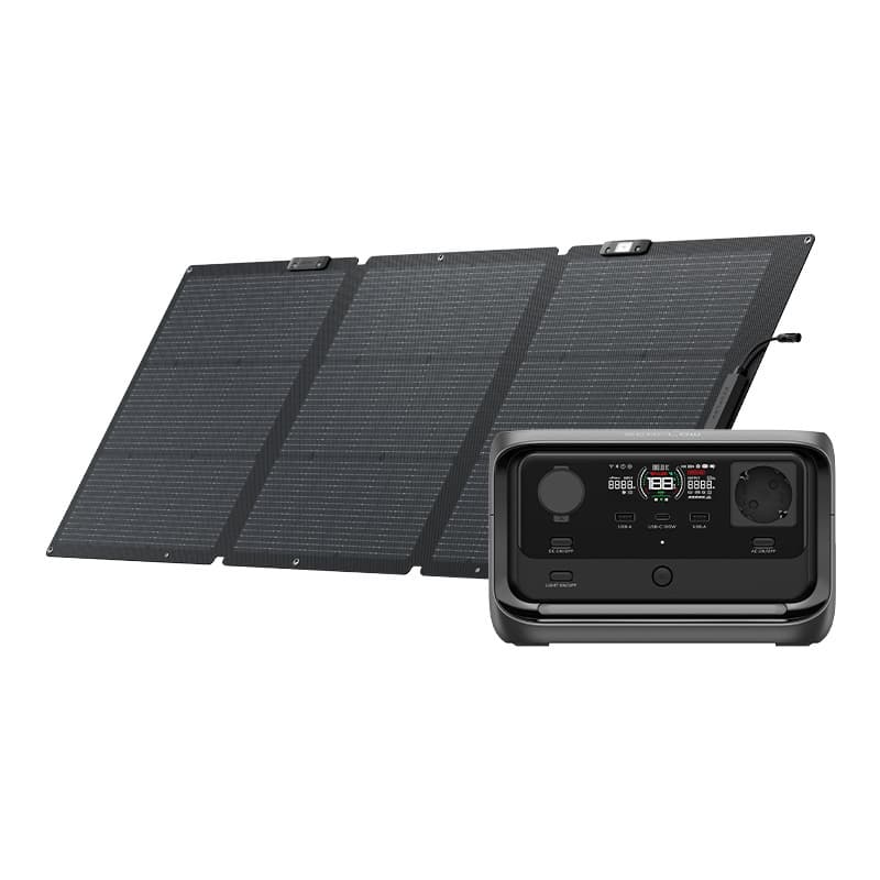 Set: EcoFlow River 3 Plus Power Station + 160W solarni panel