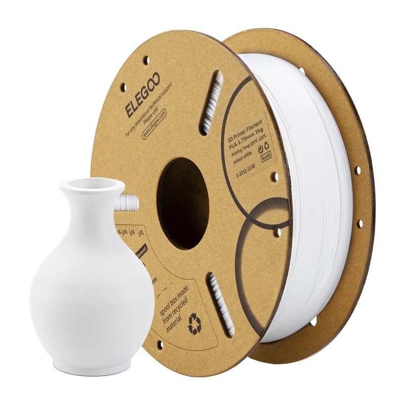 Elegoo PLA filament, bela (1.75 mm) 2