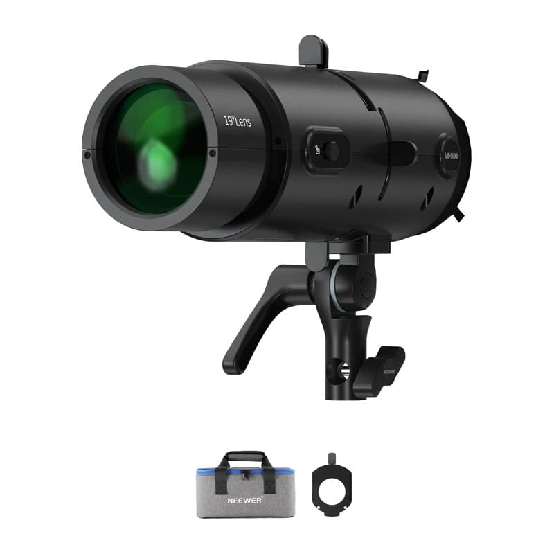 Neewer LS-300 Nadzorovana reflektor svetilka, 300W z Bowens nastavkom