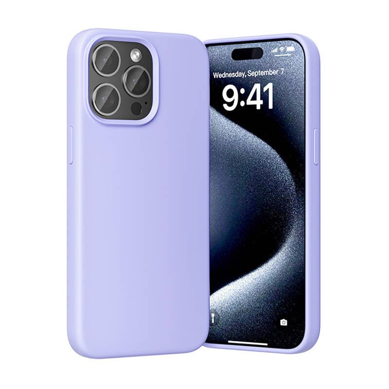 Vention KUFV0-40 silikonski ovitek za iPhone 15 Pro Max (vijolična) 3