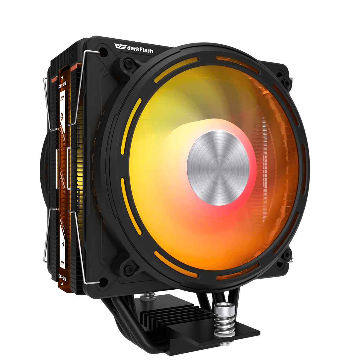 Darkflash E400 PLUS aktivno hlajenje procesorja (črno)