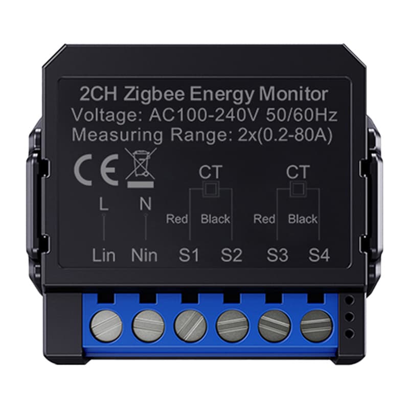 Pametni dvosmerni merilnik energije Avatto Zigbee ZWPM16-2 2
