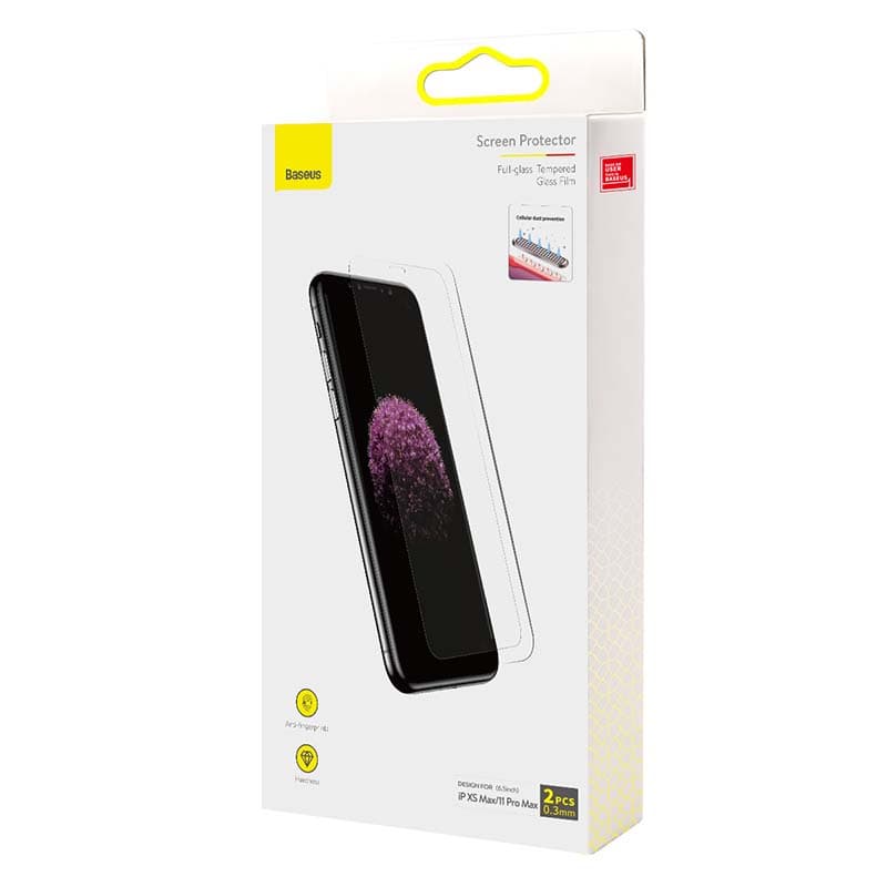 Baseus kaljeno steklo 2 kos. za iPhone XS Max / 11 Pro Max (6.5") 6