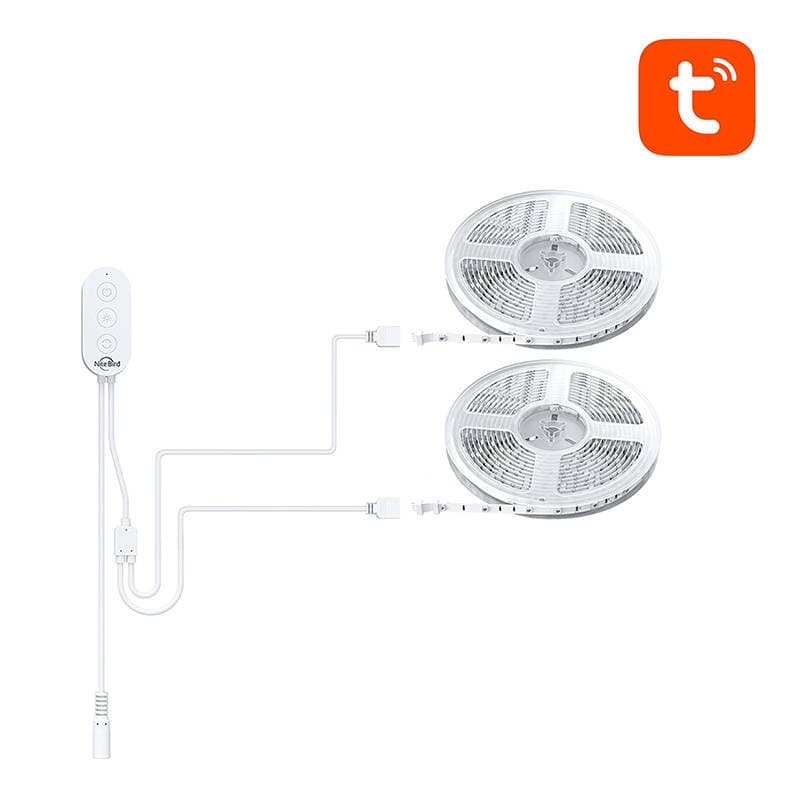 Pametni LED trak NiteBird SL3 RGB (2x5m), WiFi, Tuya 4