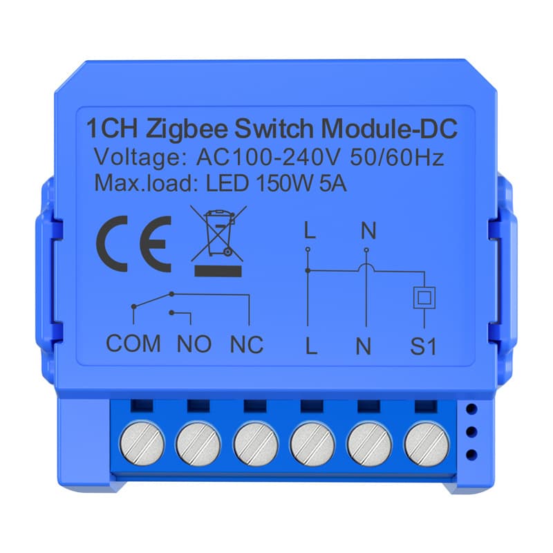 Pametni Zigbee stikalni modul Avatto ZWSM16-DC-1, brez napetosti DC