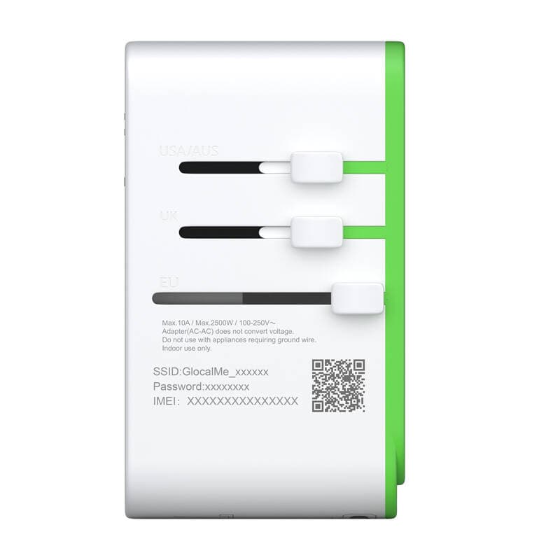 GlocalMe Roamplug adapter s 4G/LTE WiFi hotspotom 3