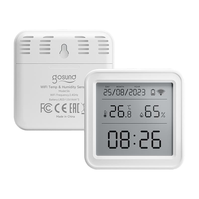 Zigbee senzor temperature in vlažnosti Gosund ST17 LCD (Tuya) 5