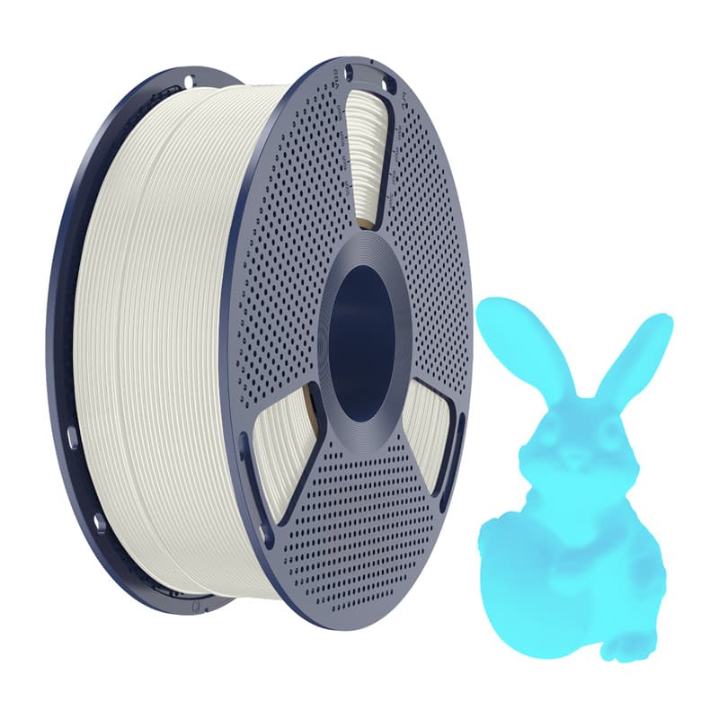 Filament Sunlu PLA Glow-in-the-Dark, Bela/Modra 2