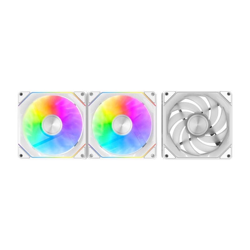 Računalniški ventilatorji Darkflash Gauss G24 3-v-1 (bel) 2