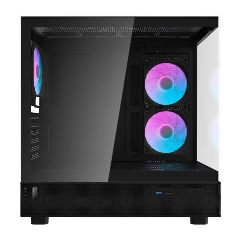 Računalniško ohišje Darkflash DPX90 (črno) + 3 ventilatorji 2