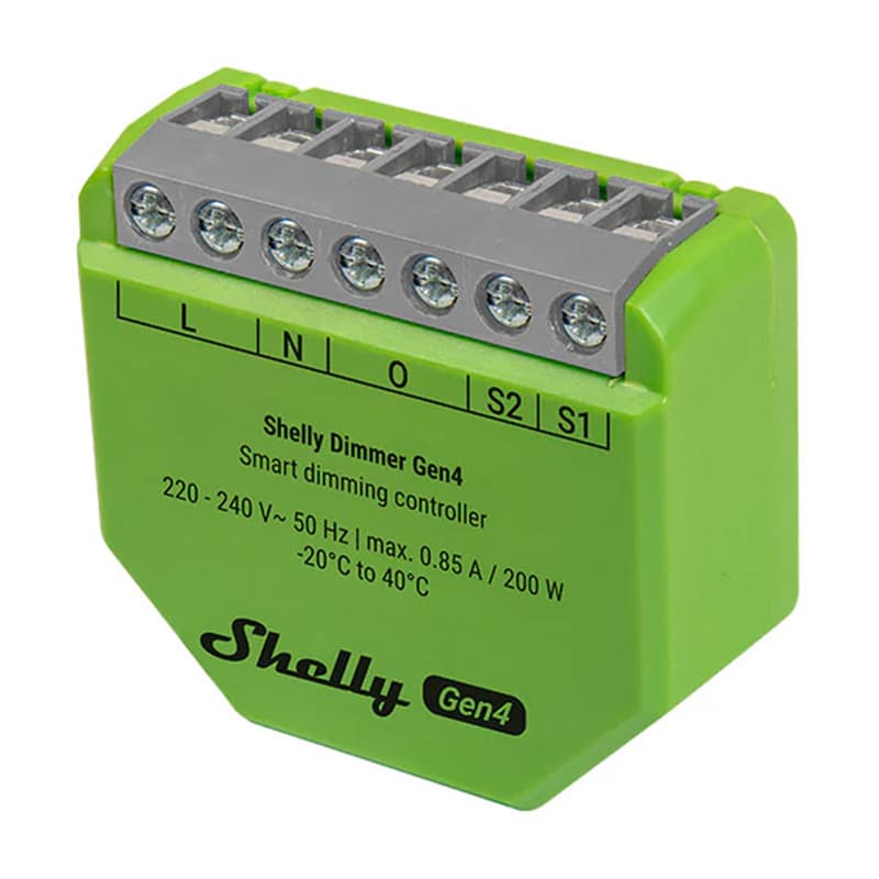 Shelly Dimmer Gen4 Zigbee/Matter pametni zatemnilnik
