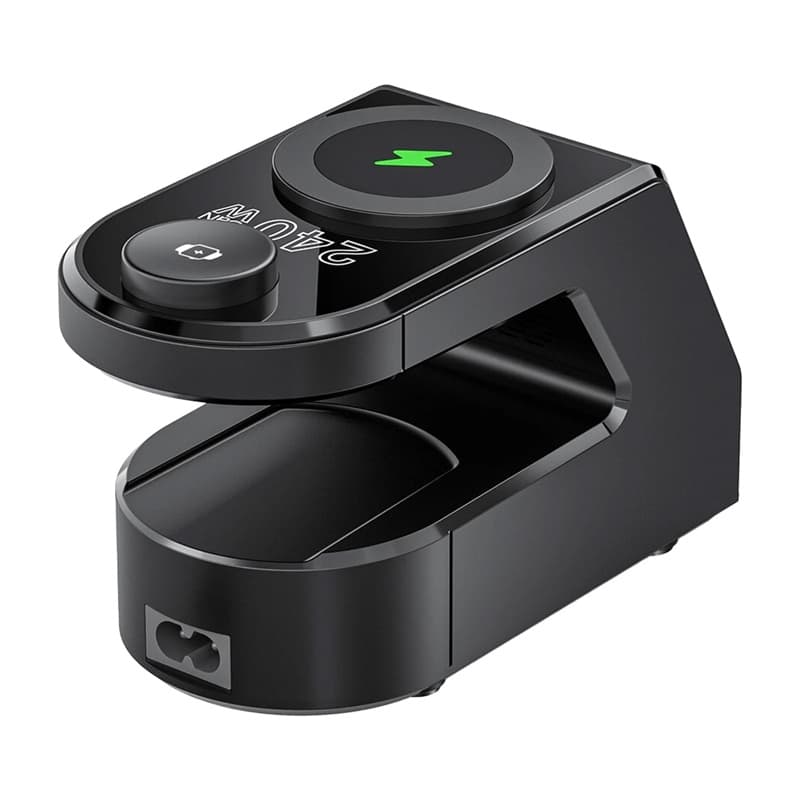 Budilka z polnilnikom Blitzwolf BW-FW10, 2xUSB-A, 4xUSB-C, 240W 3
