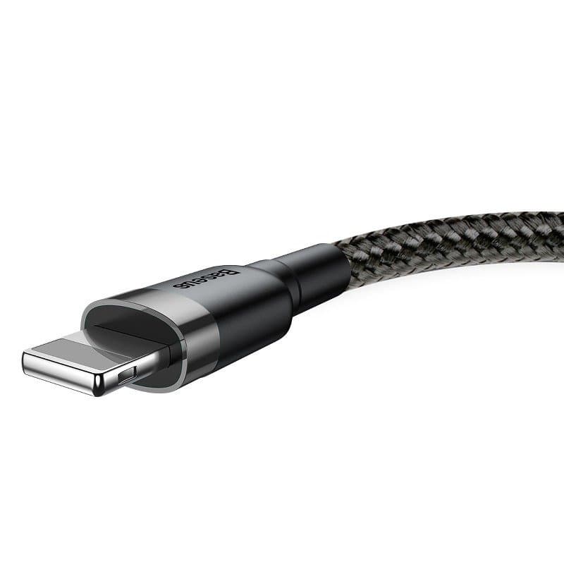 Baseus Cafule USB Lightning kabel, 1,5A, 2m (Siv+Črn) 4