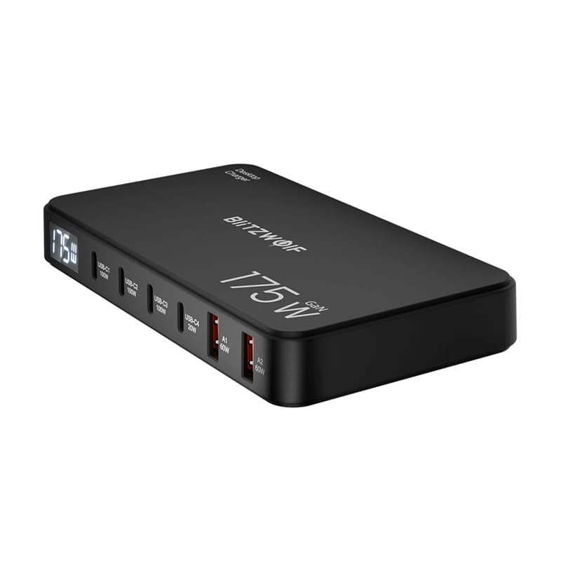 Polnilna postaja Blitzwolf BW-S30, 6v1 (4xUSB-C + 2xUSB) 3
