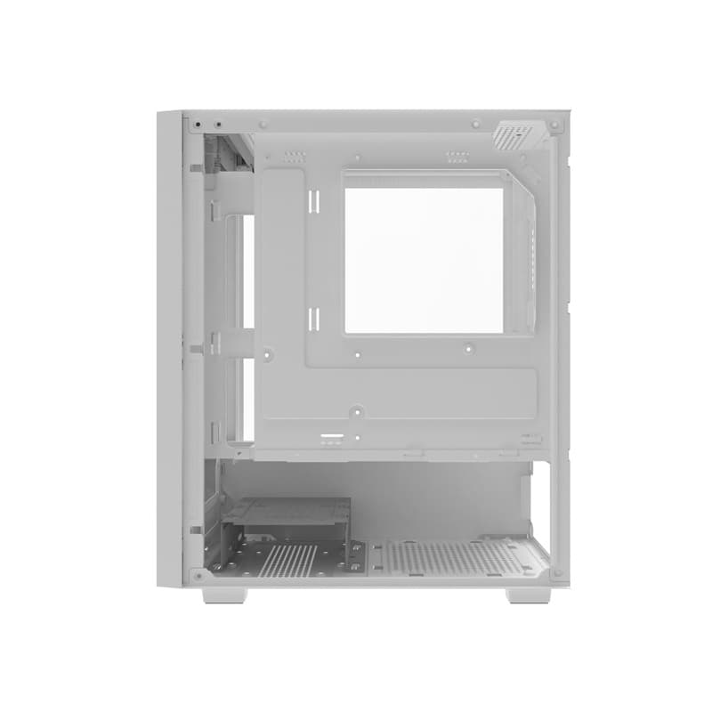 Darkflash M305 računalniško ohišje brez ventilatorjev (Bela) 4