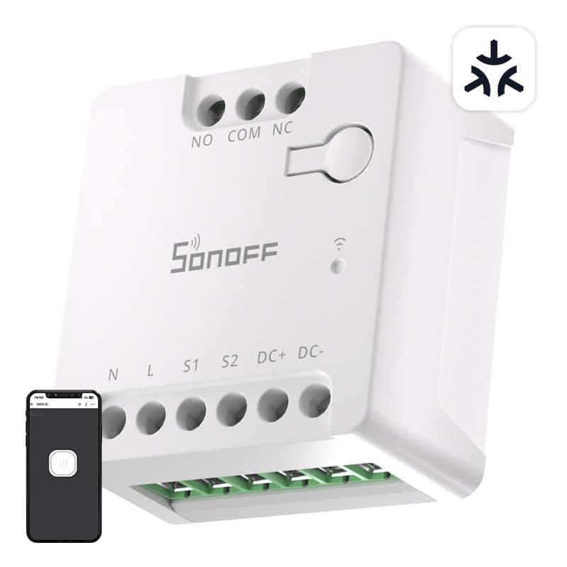 Sonoff MINI-D pametni WiFi Matter preklopnik (AC/DC 12-48V)