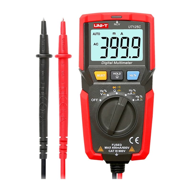 UNI-T UT120C: Žepni digitalni multimeter, do 600V