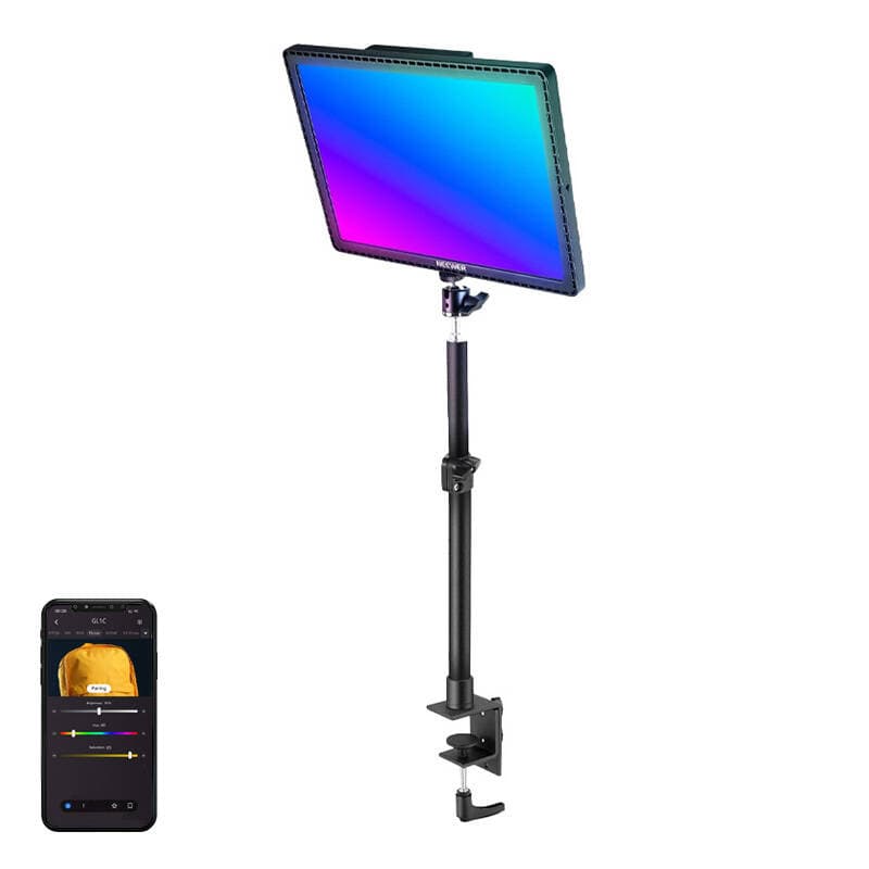 Neewer GL1C RGB LED svetilka, 48W, 2900-7000K