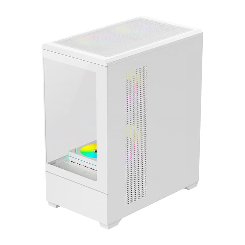 Računalniško ohišje DarkFlash C365 (belo) + 5 ventilatorjev 3