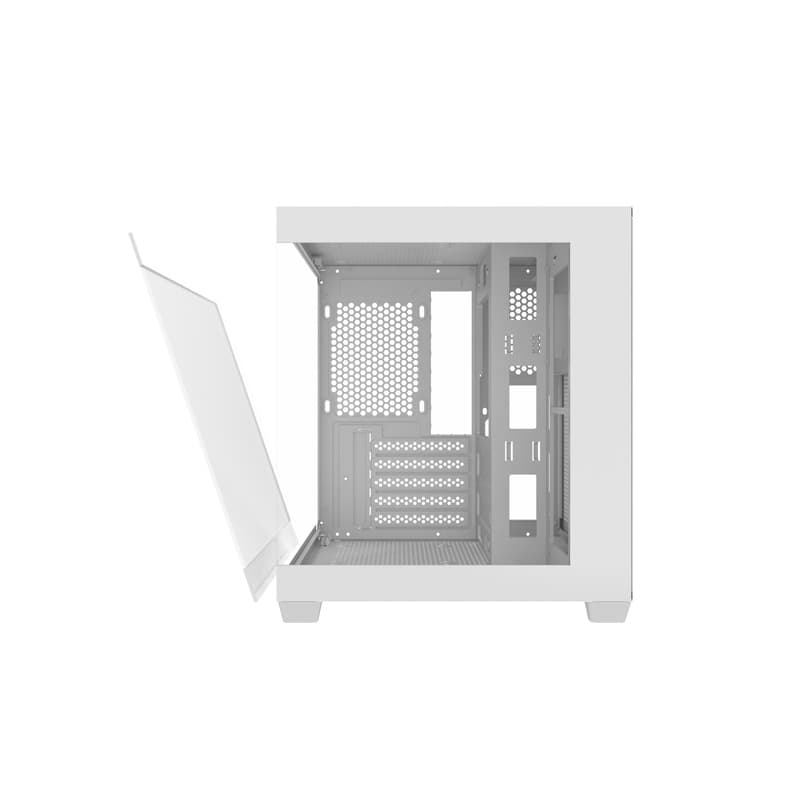 Darkflash C275P računalniško ohišje brez ventilatorjev (Bela) 8