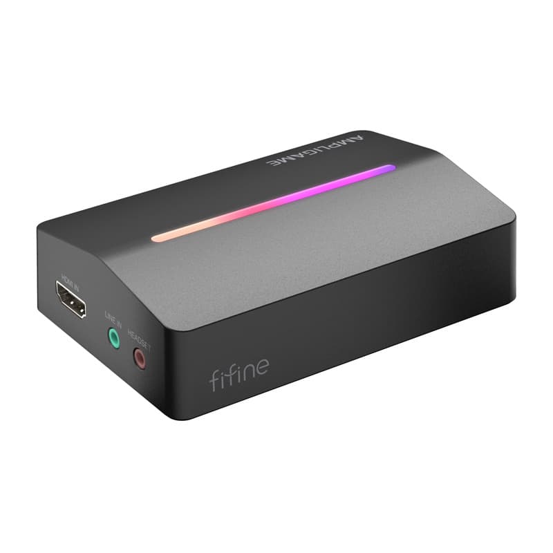Fifine V3 HDMI v USB-A zajemna kartica (črna)