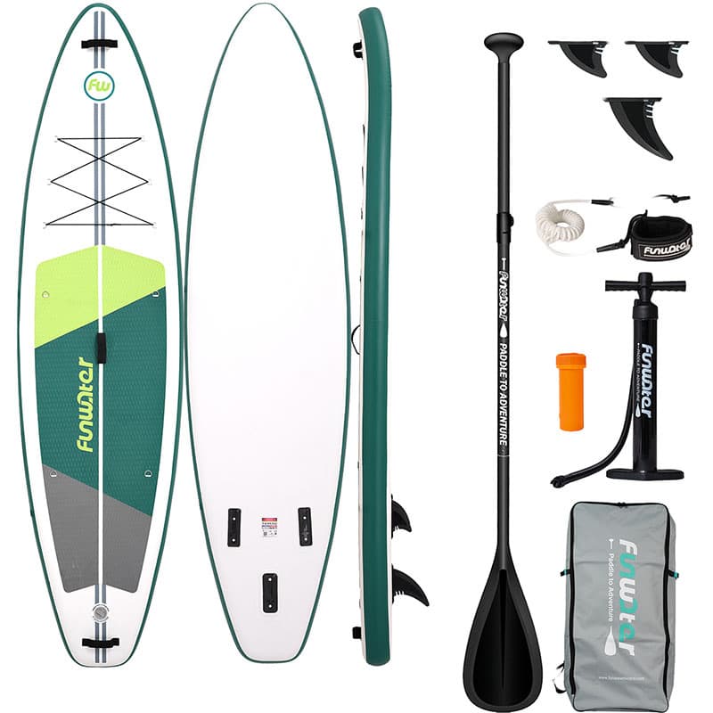 FunWater SUP paddleboard SUPFW69A 3,35m (zeleno-bel)