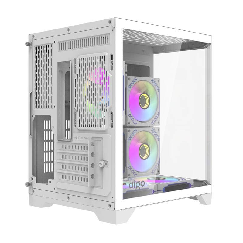 Računalniško ohišje darkFlash FT350 (belo) + 5 aRGB ventilatorjev 4