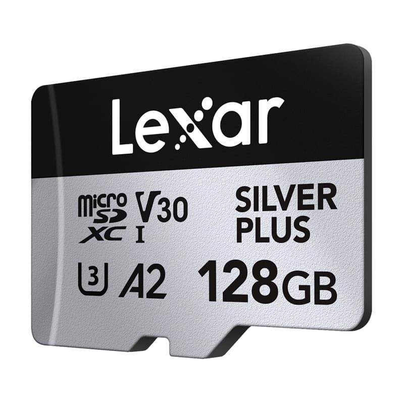 Lexar High-Performance Silver Plus microSDXC 128GB + adapter 4