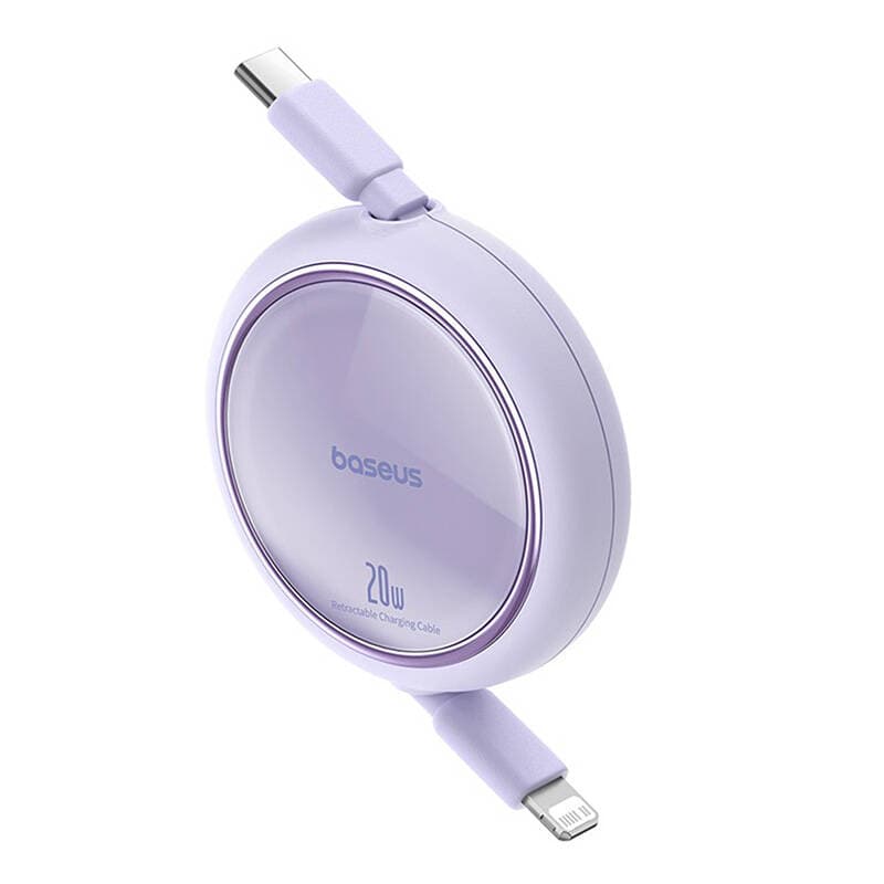 USB Kabel Baseus Free2Pull USB-C na iP 20W 1m (vijolični) 2
