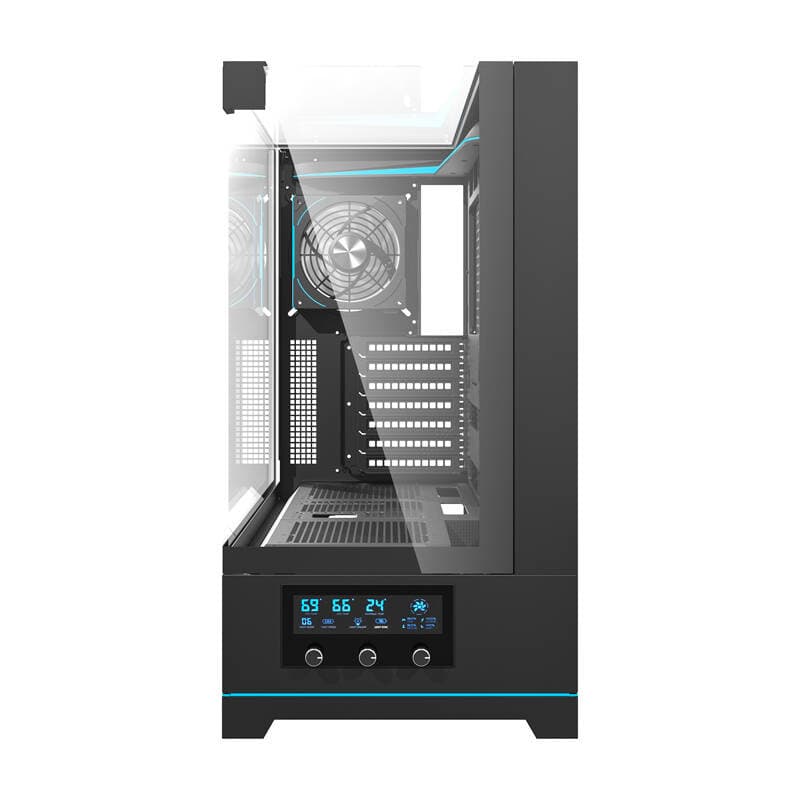 Računalniško ohišje Darkflash DY450 PRO (črno) + 1 ventilator 3