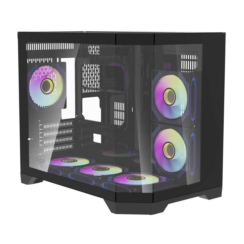 Računalniško ohišje darkFlash FT418 (črno) + 6 aRGB ventilatorjev 6