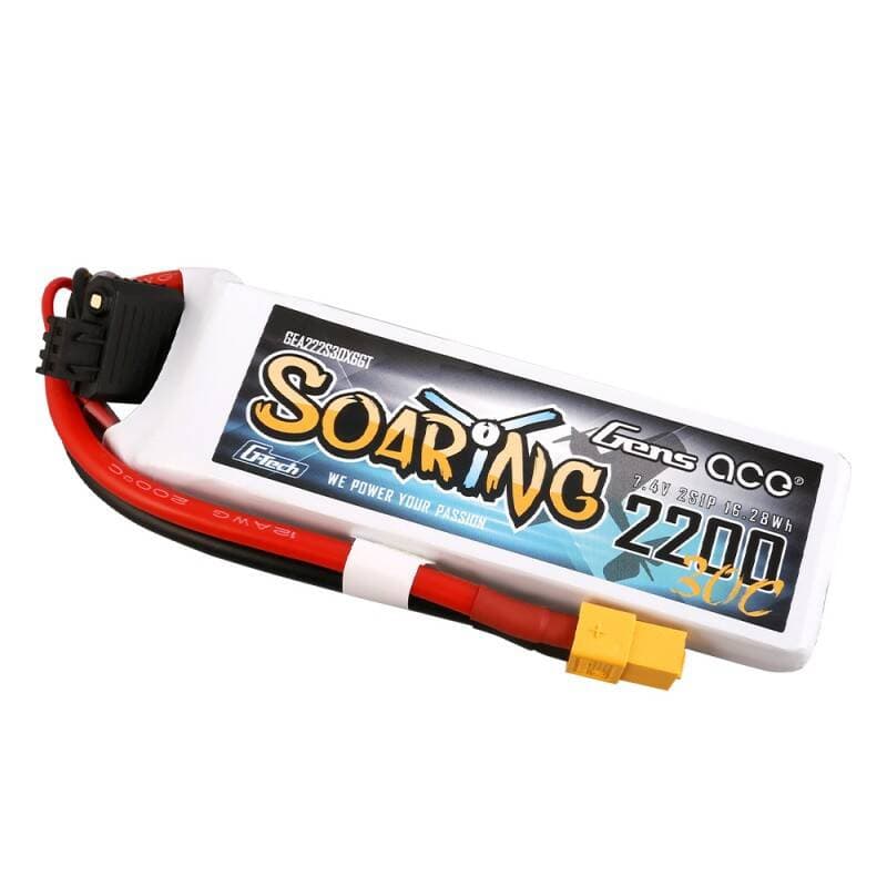 Gens Ace G-Tech LiPo baterija 2200mAh 7.4V 30C 2S1P XT60