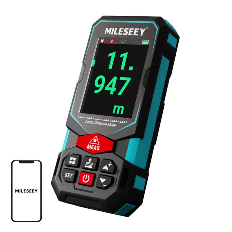 Mileseey S7 laserski daljnomer z zaslonom 100m