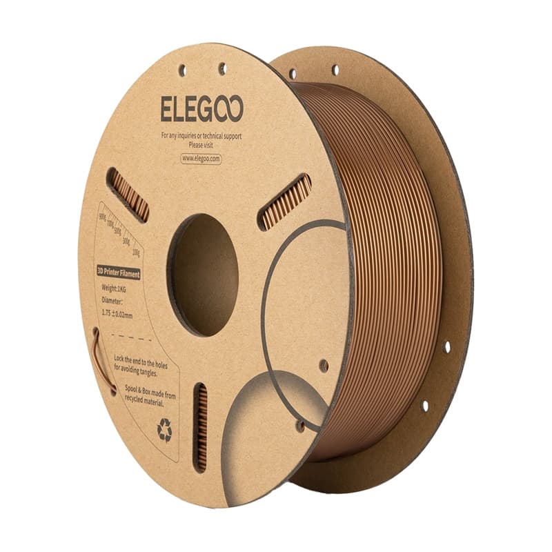 ELEGOO Filament PLA Bronze 1.75 mm | Kovinski lesk 2
