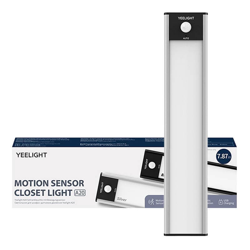 Yeelight LED svetilka za omaro, srebrna, 20 cm, 2700K 2