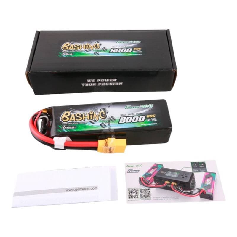 Gens ace G-Tech 5000mAh 14.8V 60C 4S Lipo baterija (XT90) 5