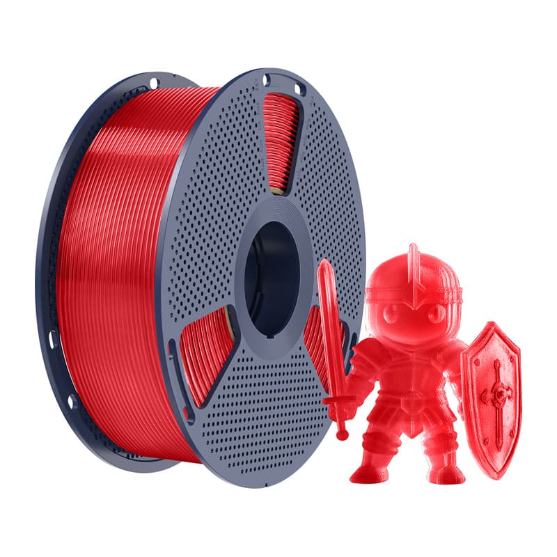 Sunlu PLA+ transparentni rdeči filament 2