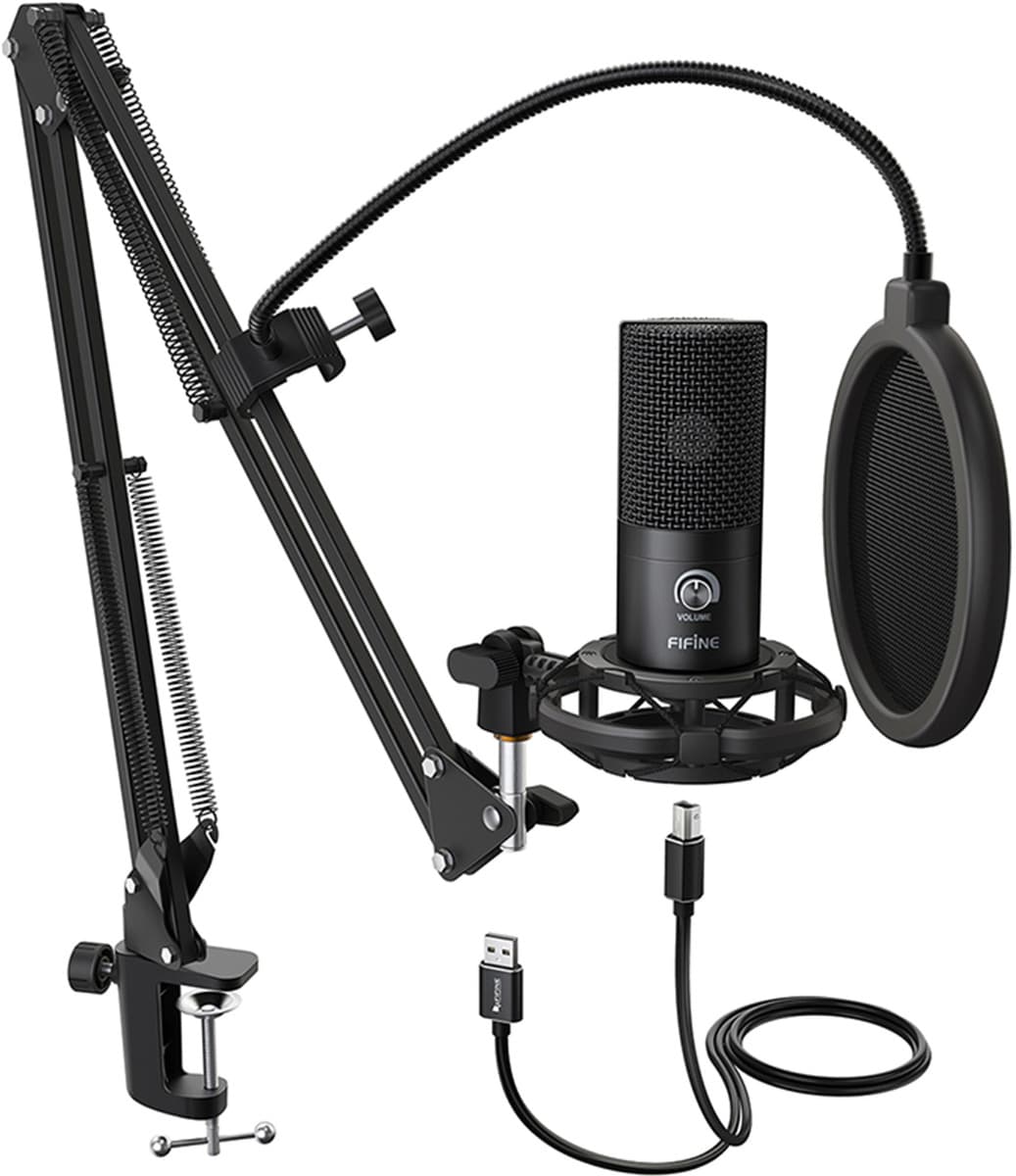 Studio mikrofon Fifine T669 (črn) z dodatki 3