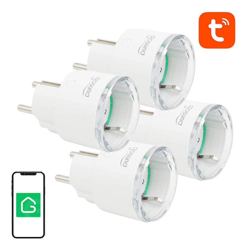 Pametni vtič Gosund SP111 WiFi, 3680W 16A, Tuya (4-delni komplet)