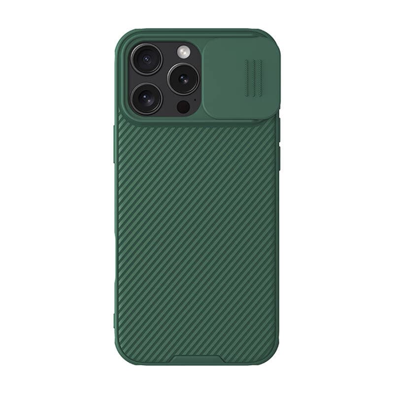 Ovitek Nillkin CamShield Pro za iPhone 16 Pro Max (zeleni)