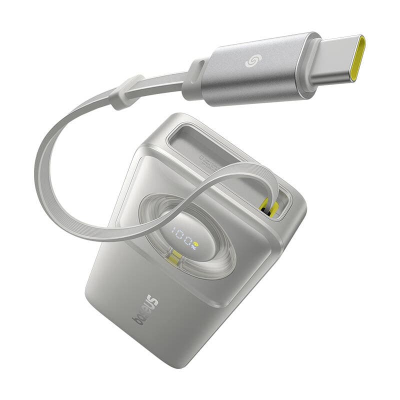 Baseus OS Free2Pull Powerbank 10000mAh 30W + kabel (siva) 3