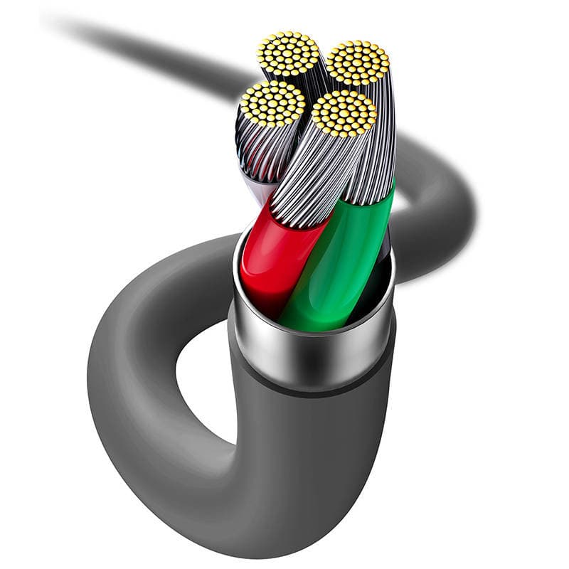 Baseus Jelly kabel USB na Lightning, 2.4A, 1.2m (črn) 6