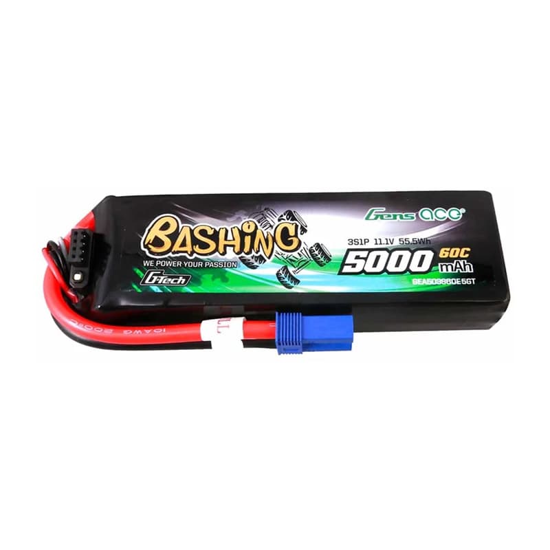 LiPo Baterija GensAce G-Tech 5000mAh 11.1V 60C 3S1P z EC5 konektorjem